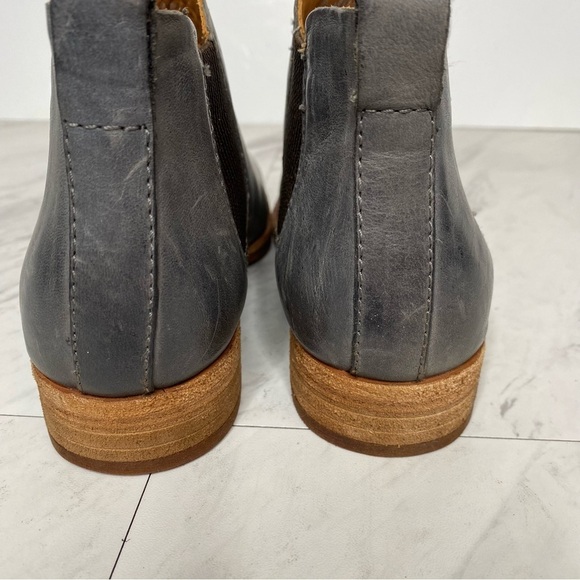 New! Kork Ease Kit Gray Leather Chelsea Bootie 6M - Picture 4 of 14